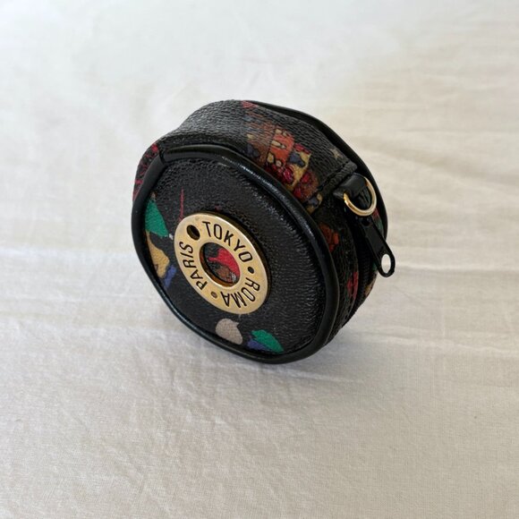 Italian Leather Round Coin Purse | Piero Guidi Style - Picture 1 of 11